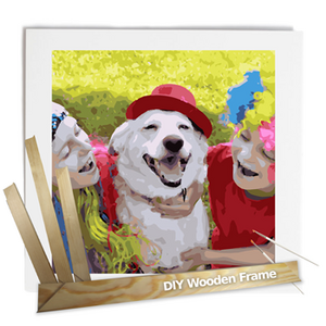 Paint by Numbers 50x50 DIY Frame – Create Art from Your Photo
