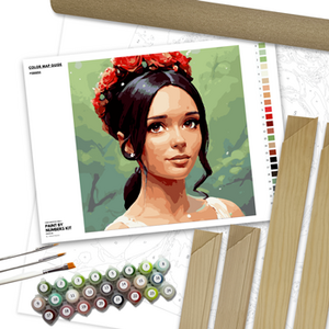 personalized paint by numbers kit