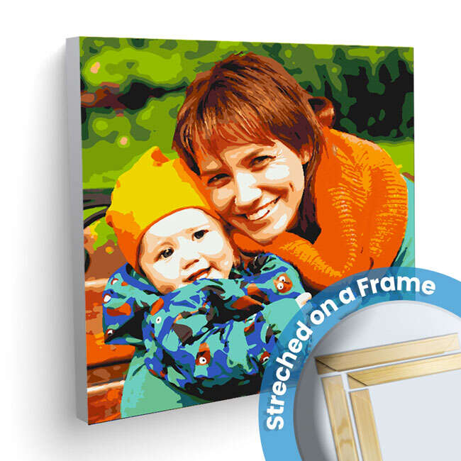 personalized paint by numbers kit