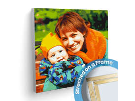 personalized paint by numbers kit
